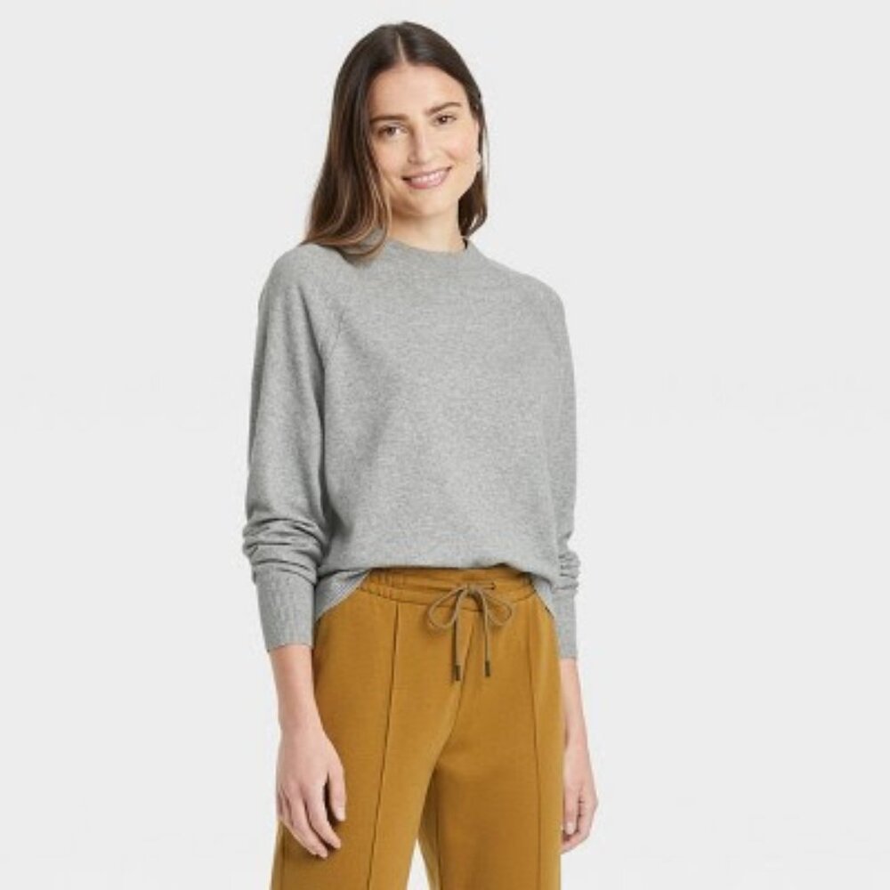 Crewneck Sweater Heather Grey